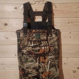 Ducks Unlimited Mad Dog Gear Camouflage Waders With Boots Size 12